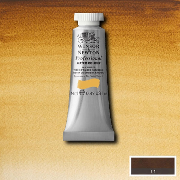 Winsor and Newton - Professional Artists' Watercolour - 14ml - Raw Umber