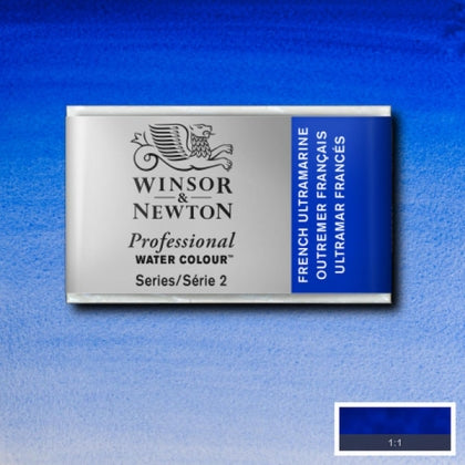 Winsor and Newton - Professional Artists' Watercolour Whole Pan - WP - French Ultramarine