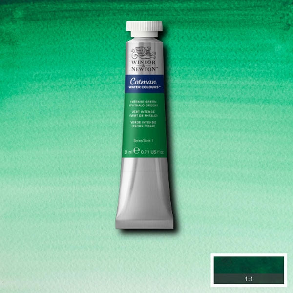 Winsor and Newton - Cotman Watercolour - 21ml - Intense Green