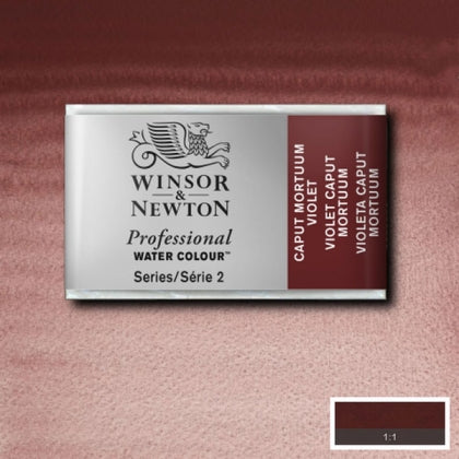 Winsor and Newton - Professional Artists' Watercolour Whole Pan - WP - Caput Mortum Violet