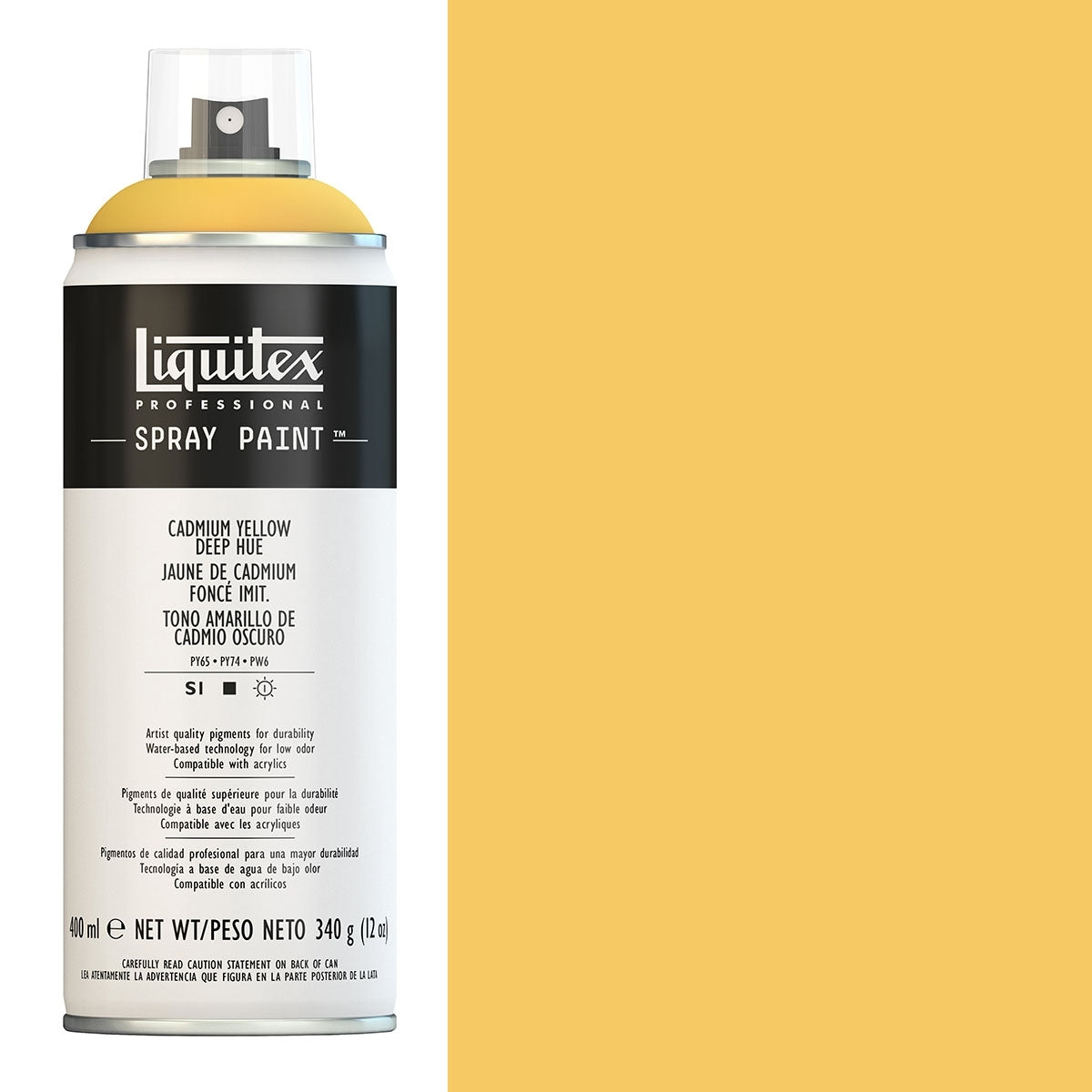 Liquitex - Spray Paints - 400ml Cadmium Yellow Deep Hue