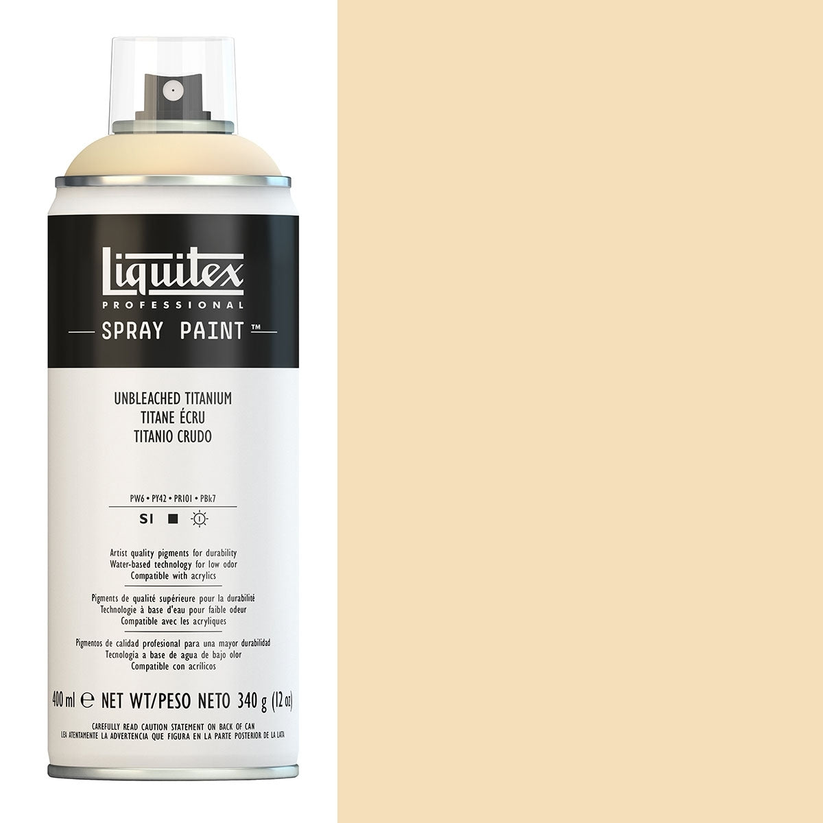 Liquitex - Spray Paints - 400ml Unbleached Titanium