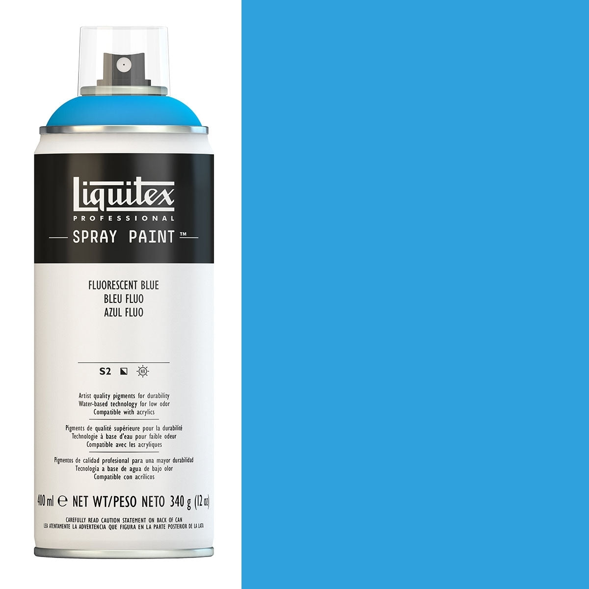 Liquitex - Spray Paints - 400ml Fluorescent Blue
