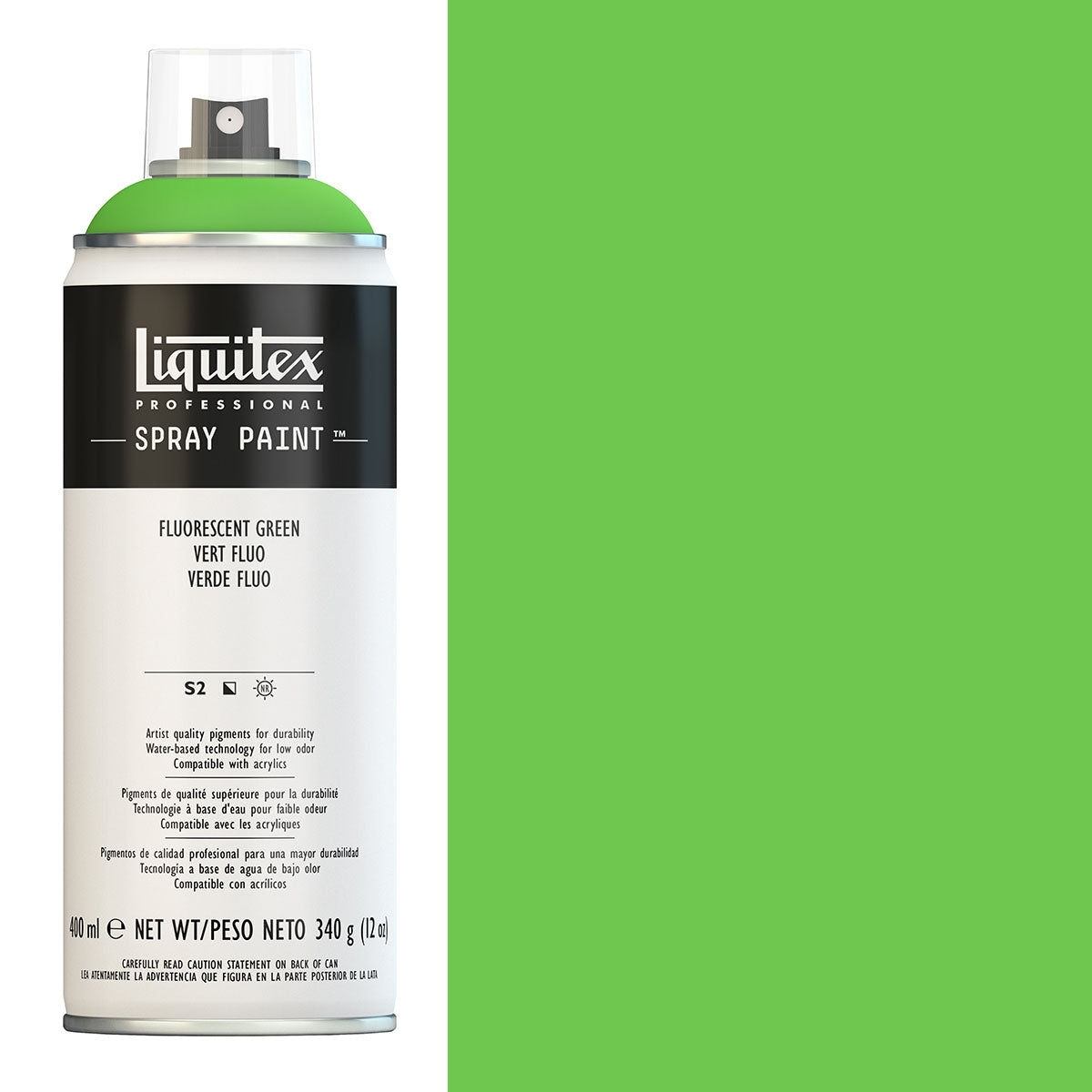 Liquitex - Spray Paints - 400ml Fluorescent Green