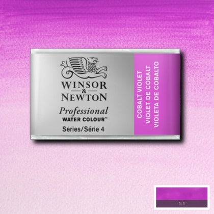 Winsor and Newton - Professional Artists' Watercolour Whole Pan - WP - Cobalt Violet