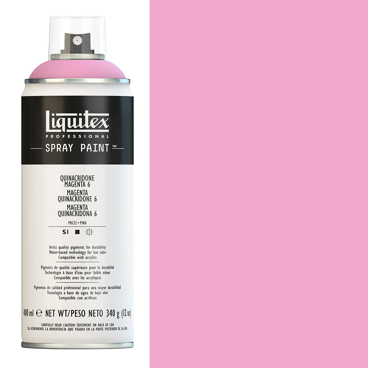 Liquitex - Spray Paints - 400ml Quinacridone Magenta (6)*