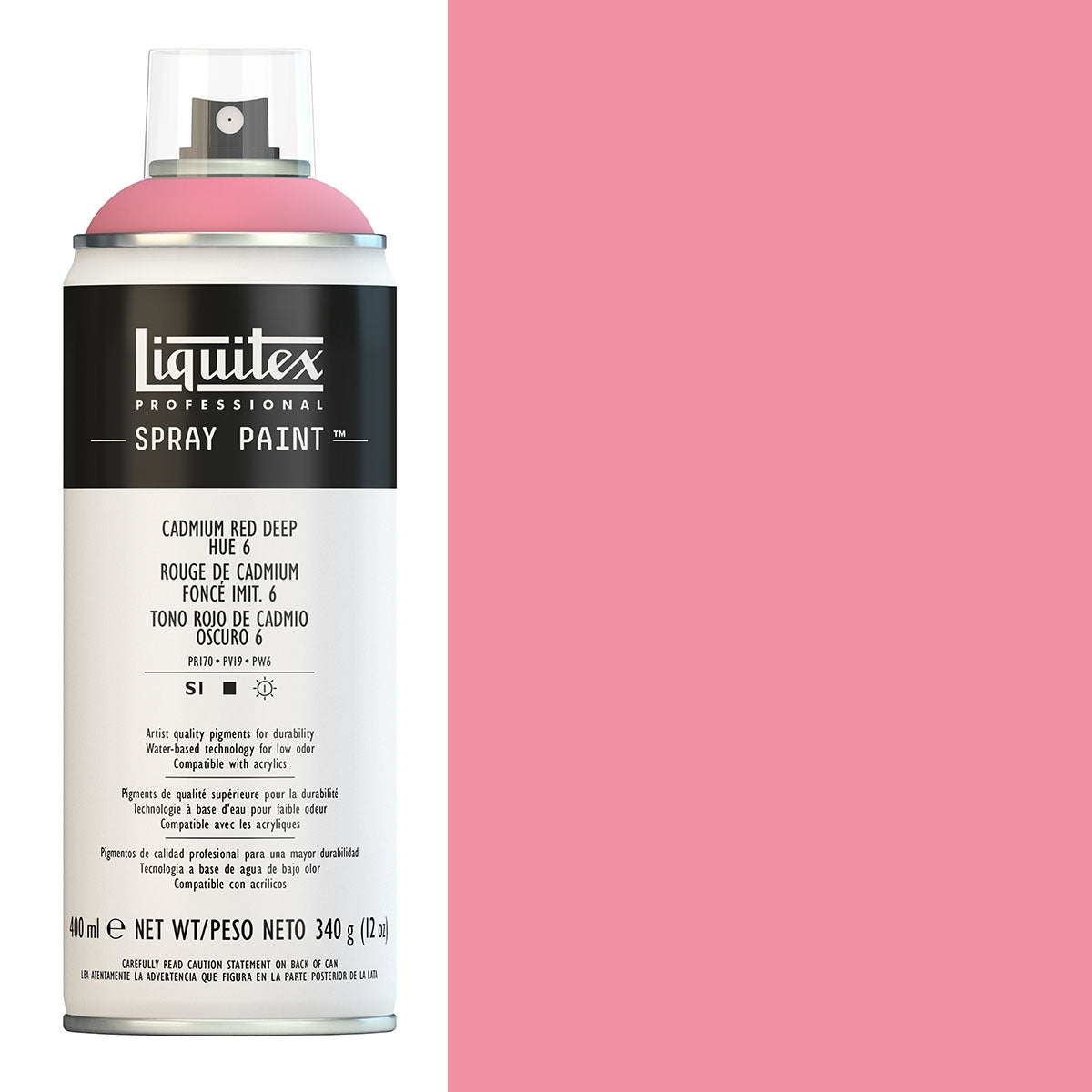 Liquitex - Spray Paints - 400ml Cadmium Red Deep (H6)*