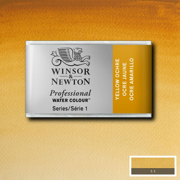 Winsor and Newton - Professional Artists' Watercolour Whole Pan - WP - Yellow Ochre