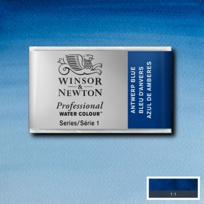 Winsor and Newton - Professional Artists' Watercolour Whole Pan - WP - Antwerp Blue