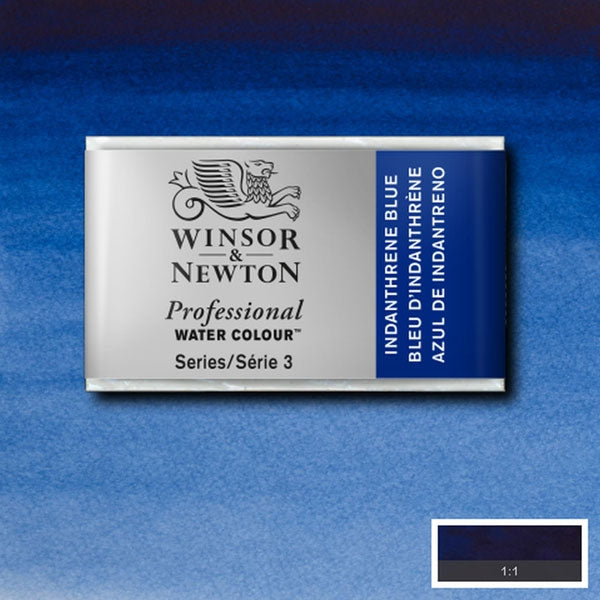 Winsor and Newton - Professional Artists' Watercolour Whole Pan - WP - Indanthrene Blue