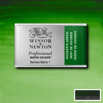 Winsor and Newton - Professional Artists' Watercolour Whole Pan - WP - Hookers Green