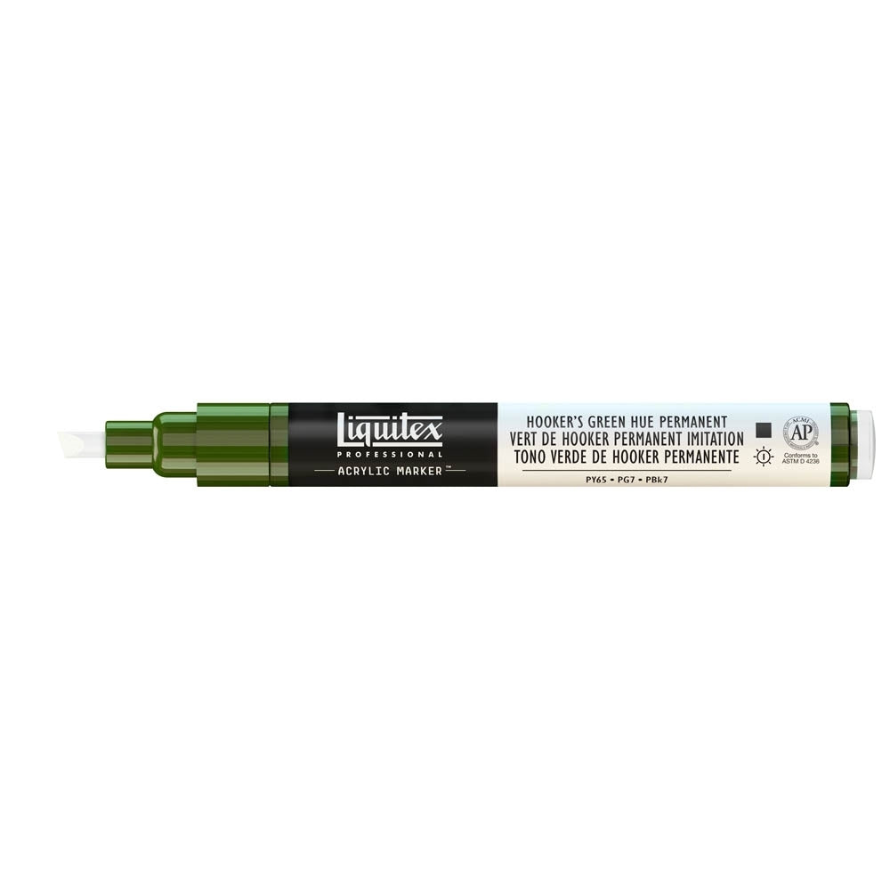 Liquitex - Marker - 2-4mm - Hooker'S Green Hue Permanent