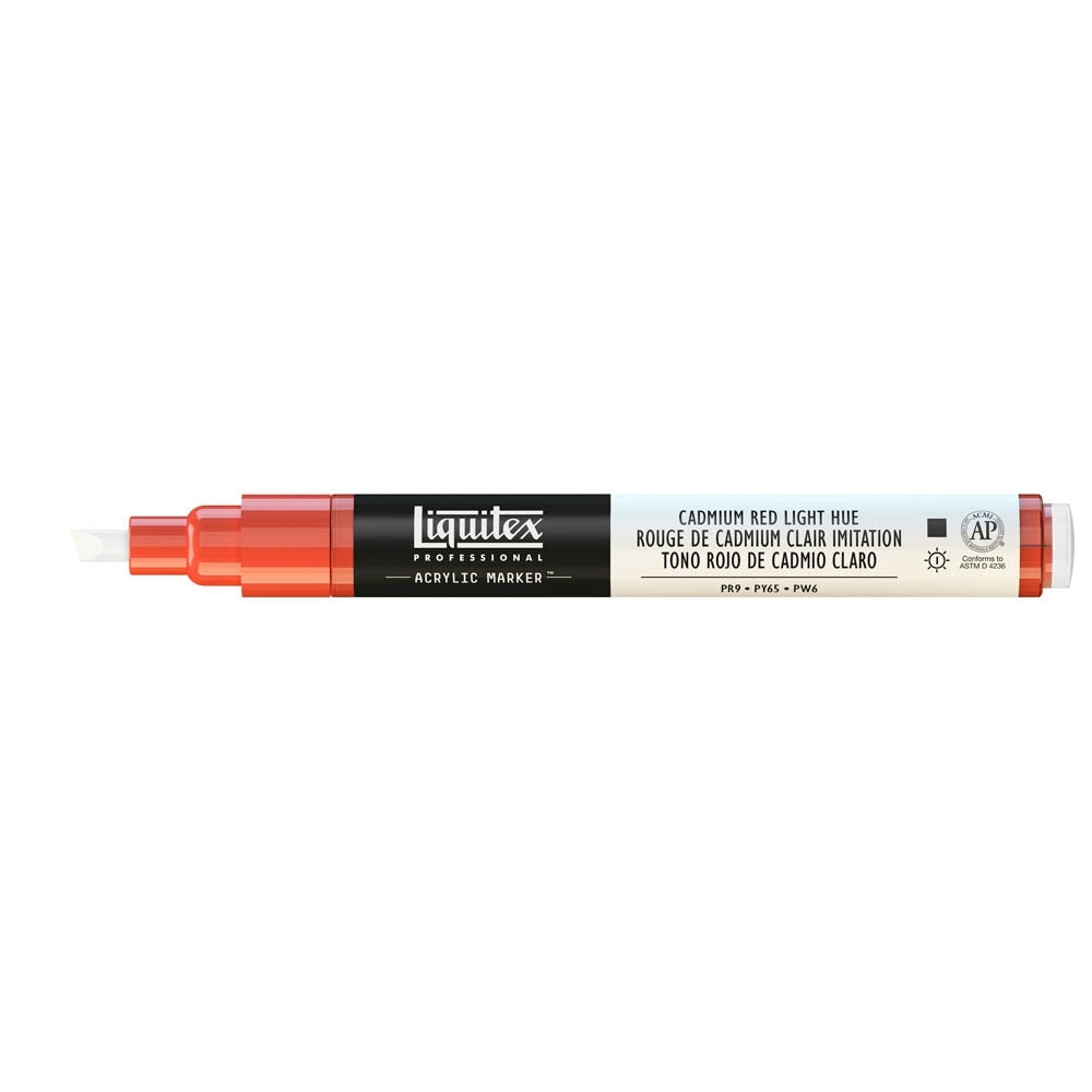 Liquitex - Marker - 2-4mm - Cadmium Red Light Hue