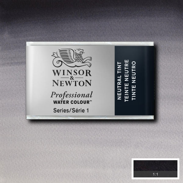 Winsor and Newton - Professional Artists' Watercolour Whole Pan - WP - Neutral Tint