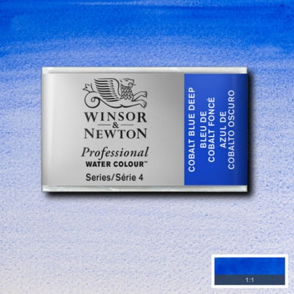 Winsor and Newton - Professional Artists' Watercolour Whole Pan - WP - Cobalt Blue Deep