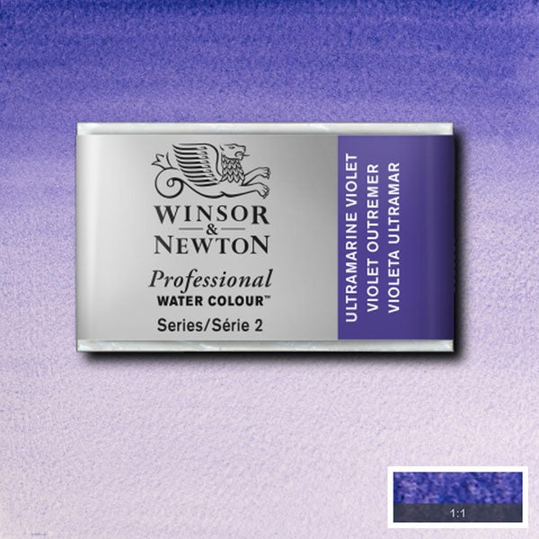 Winsor and Newton - Professional Artists' Watercolour Whole Pan - WP - Ultramarine Violet