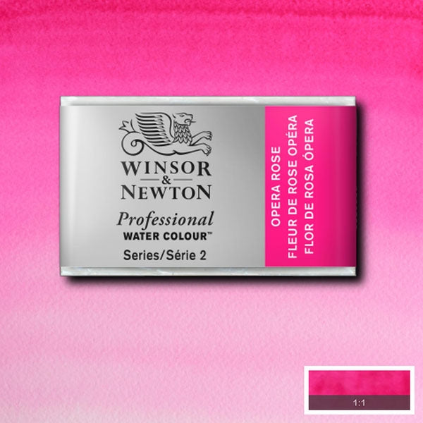 Winsor and Newton - Professional Artists' Watercolour Whole Pan - WP - Opera Rose