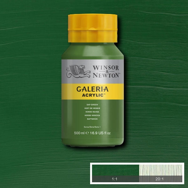 Winsor and Newton - Galeria Acrylic Colour - 500ml - Sap Green
