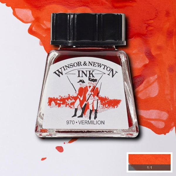Winsor and Newton - Drawing Ink - 14ml - Vermilion