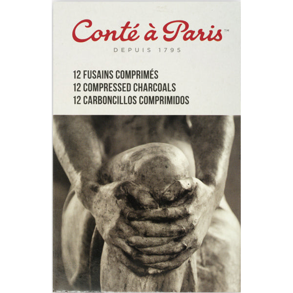 Conté - Compressed Charcoal - 12 Assorted