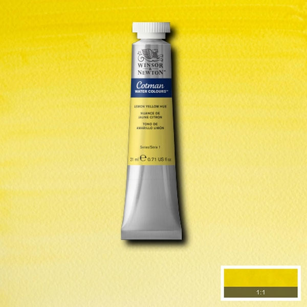 Winsor and Newton - Cotman Watercolour - 21ml - Lemon Yellow