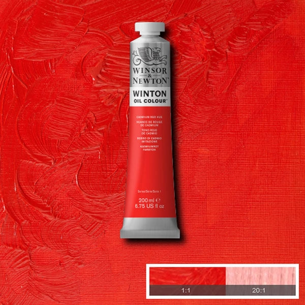 Winsor and Newton - Winton Oil Colour - 200ml - Cadmium Red (5)