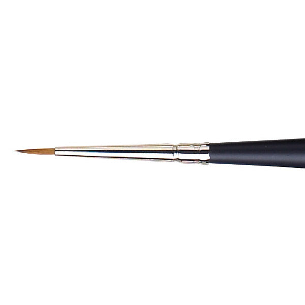 Winsor and Newton - Artists' Watercolour Sable Round Short Handle Brush - No. 0