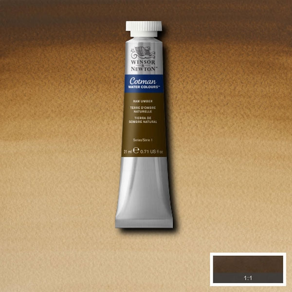 Winsor and Newton - Cotman Watercolour - 21ml - Raw Umber