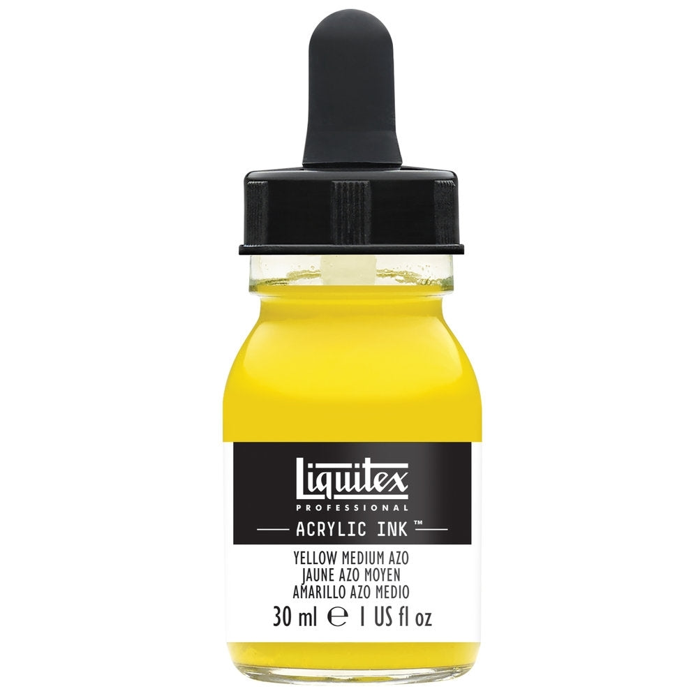 Liquitex - Acrylic Ink - 30ml Yellow Medium Azo