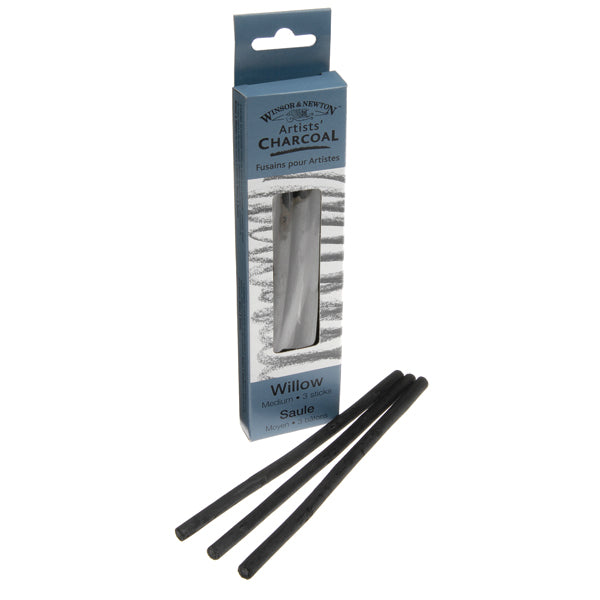 Winsor and Newton - Willow Charcoal Medium 24 Pack