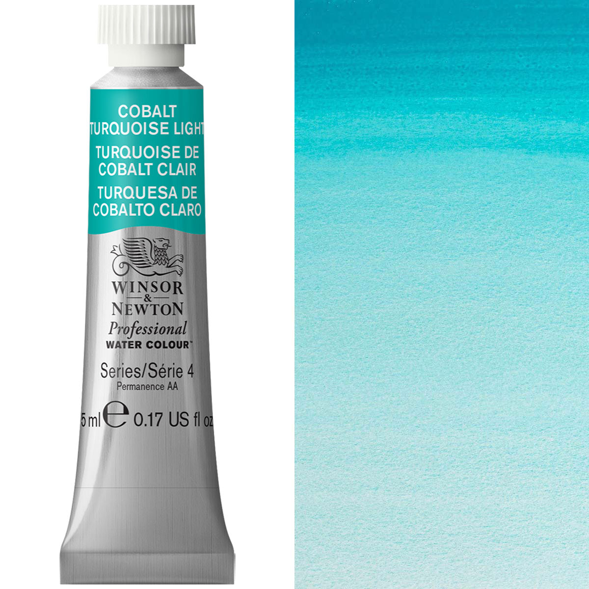 Winsor and Newton - Professional Artists' Watercolour - 5ml - Cobalt Turquoise Light