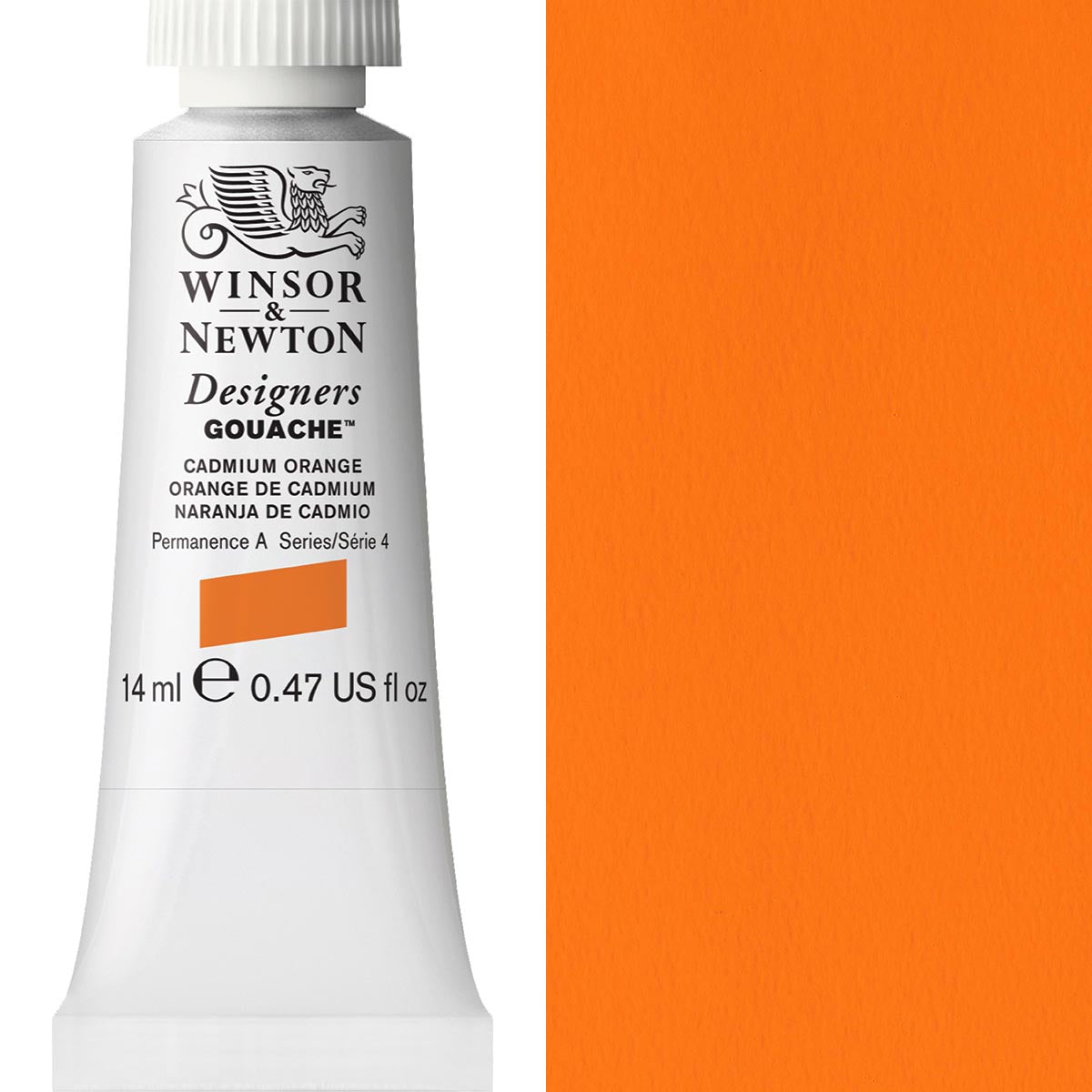 Winsor and Newton - Designers Gouache - 14ml - Cadmium Orange