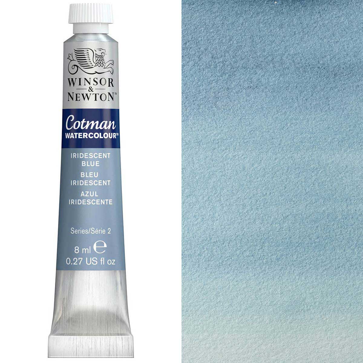 Winsor and Newton - Cotman Watercolour - 8ml - Iridescent Blue