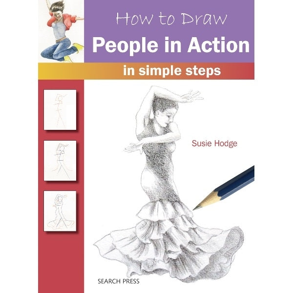 Search Press Books - How to Draw - People in Action