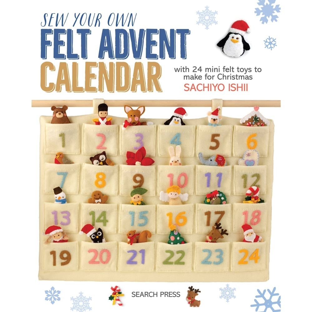 Search Press Books - Felt Advent Calendar