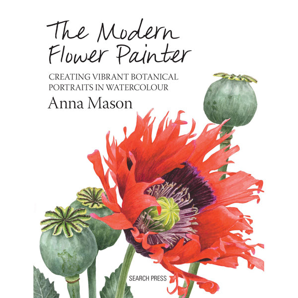 Search Press Books - The Modern Flower Painter (Hard Back)