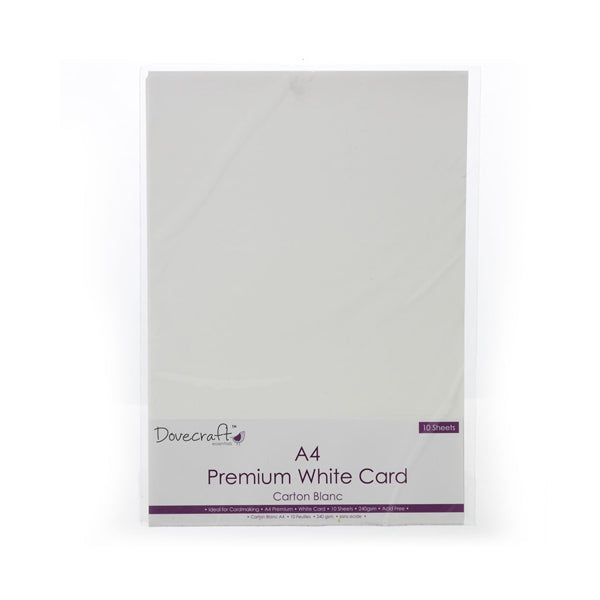 Dovecraft - A4 Card White (10 Pack)