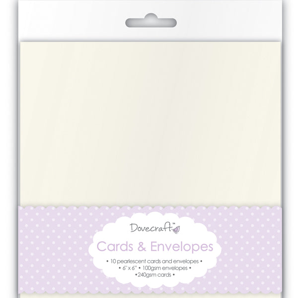Dovecraft Cards & Envelopes - Pearlescent Dovecraft Cards & Envelopes - Pearlescent
