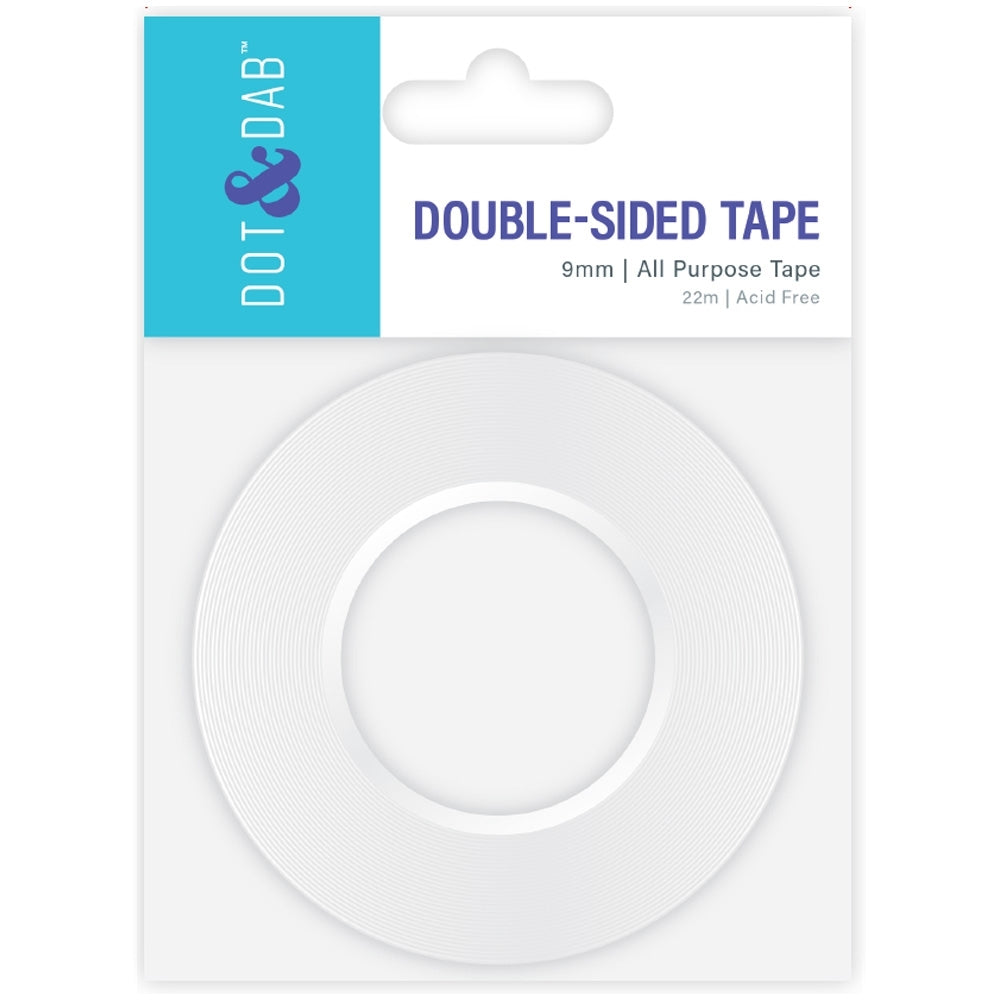Dot & Dab - Double Sided Tape 9mm x 22m Roll