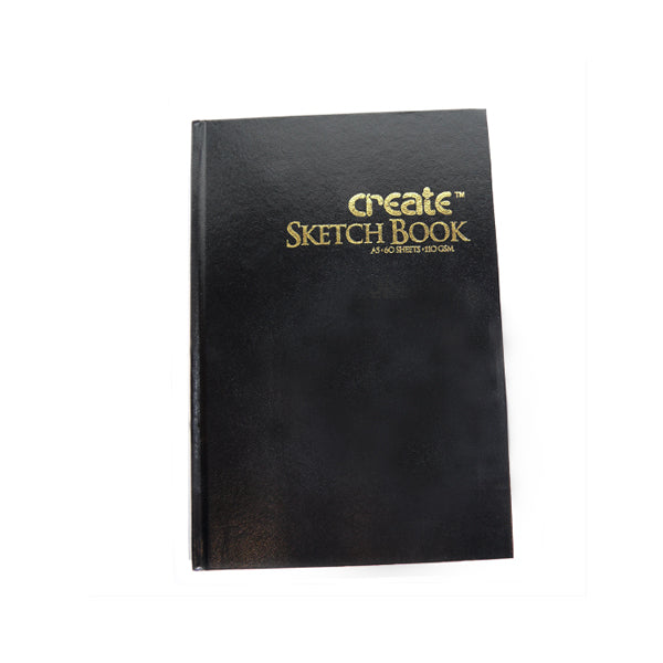 Create - Hard Back Sketchbook - A5 - 110gsm - Bound