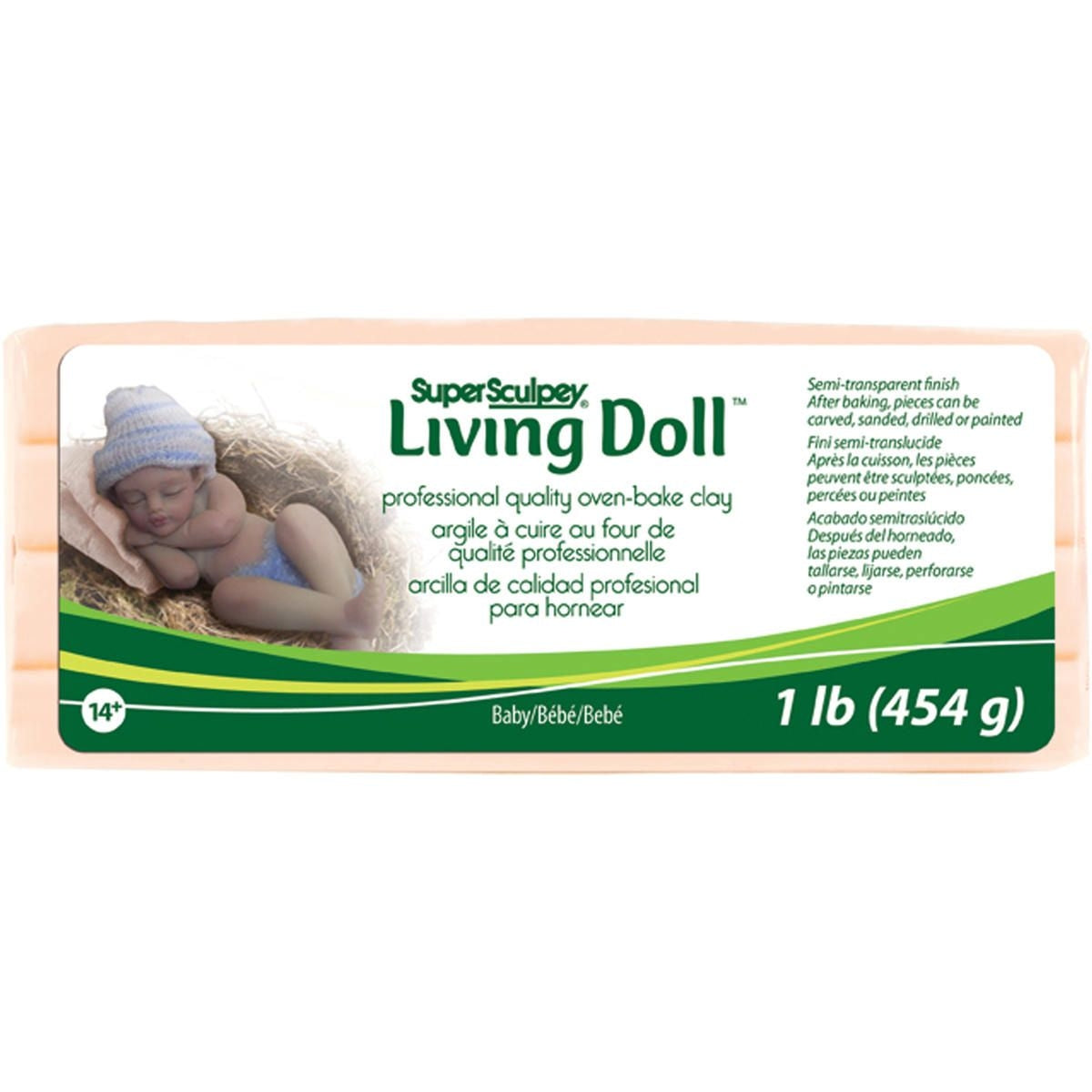 Super Sculpey Living Doll - Baby 1lb