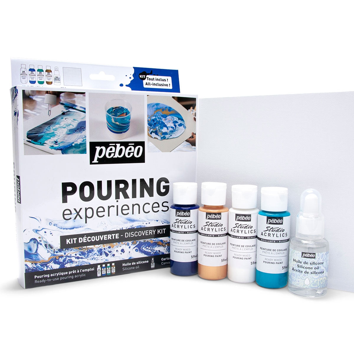Pebeo - Acrylic Pouring Medium Discovery Kit