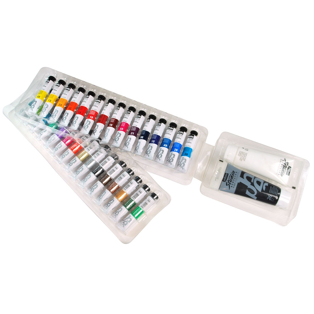 Set di colori acrilici metallizzati A-Color - Colori assortiti - 15 x 500  ml