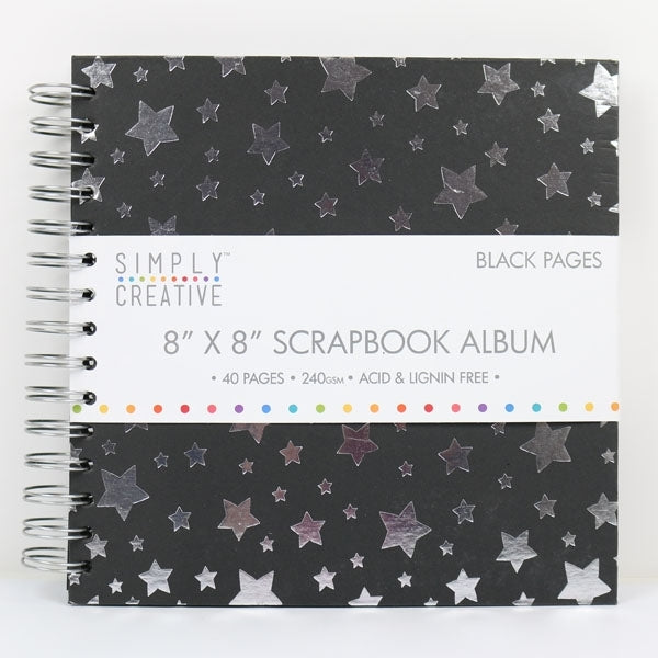 Simply Creative - Album 8x8 - Black + Stars