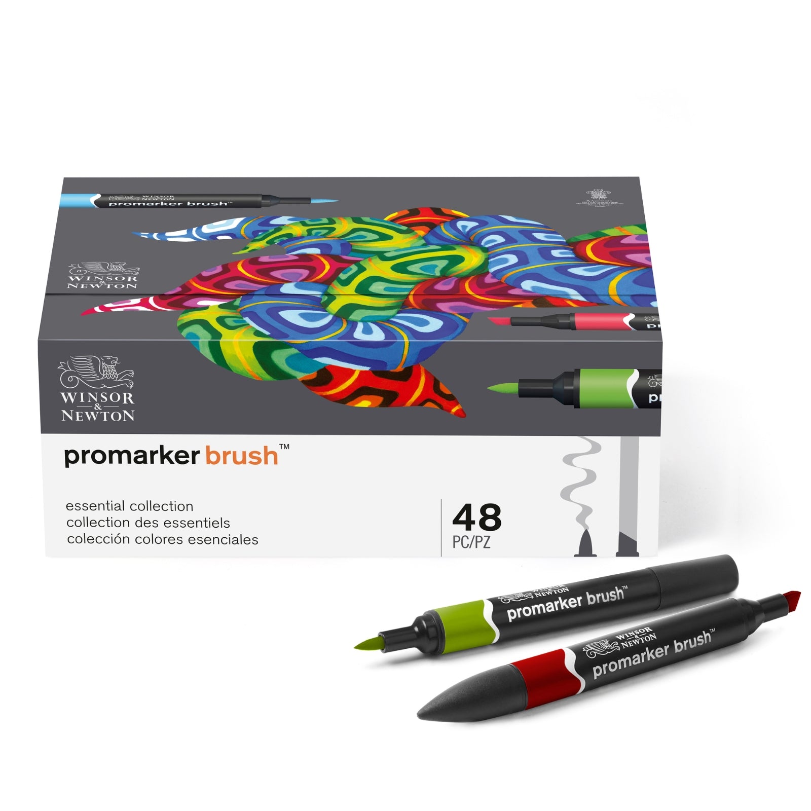 Winsor & Newton  - ProMarker Brush Essential Collection  48 Set