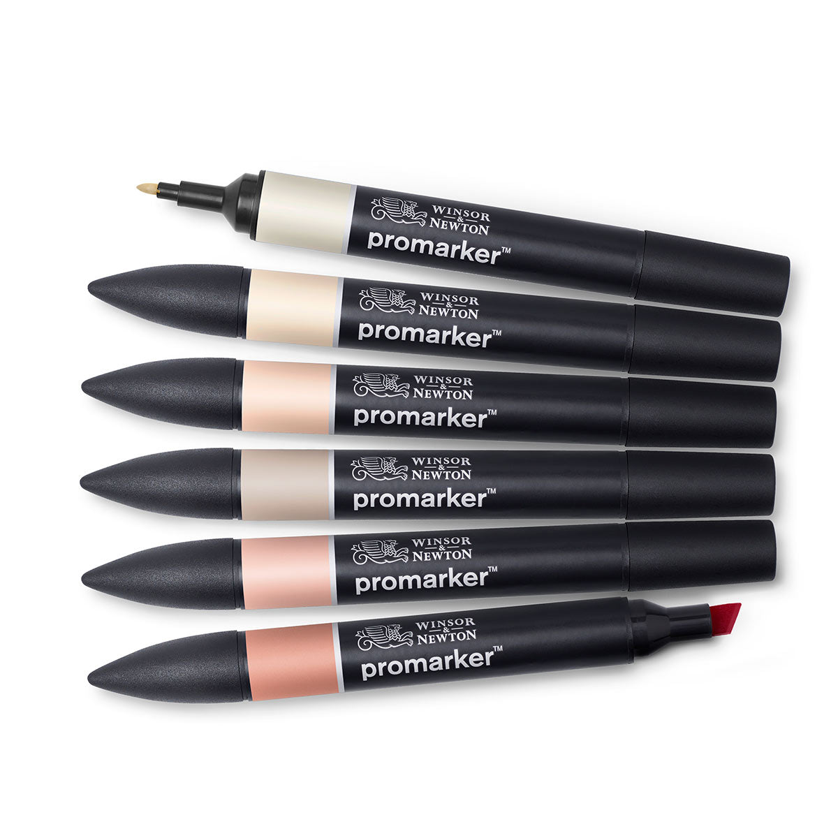 Winsor en Newton - Promarker 6 Set Skin Tones Set 1