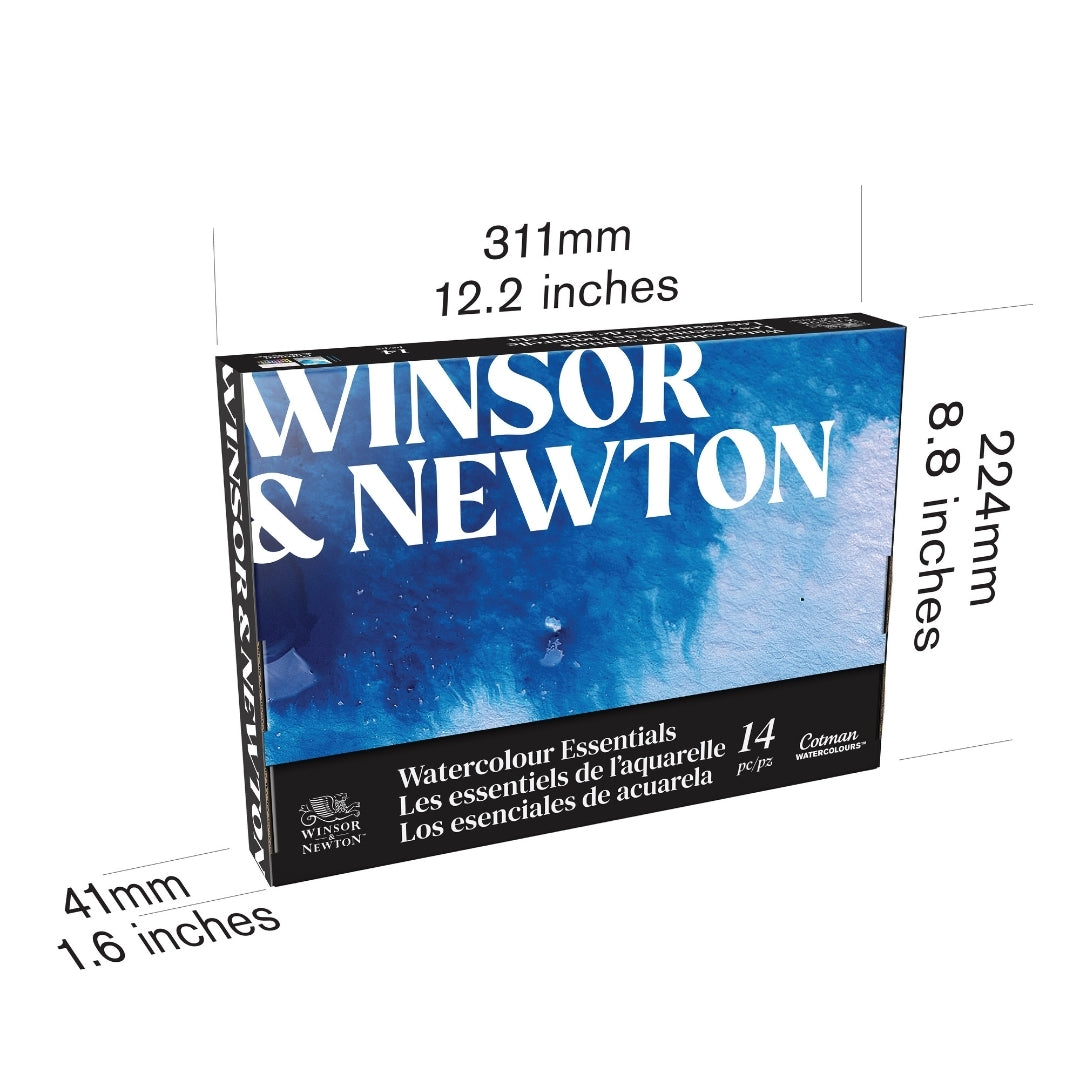 Winsor & Newton - Cotman Watercolour Paint Set - 14 Piece - 10x5ml Tubes