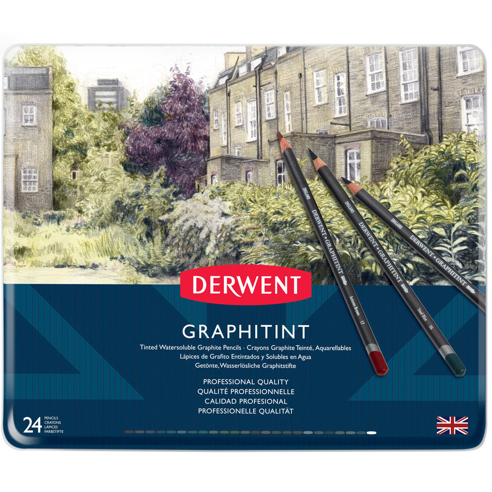 Derwent - Crayon Graphint - 24 Tin