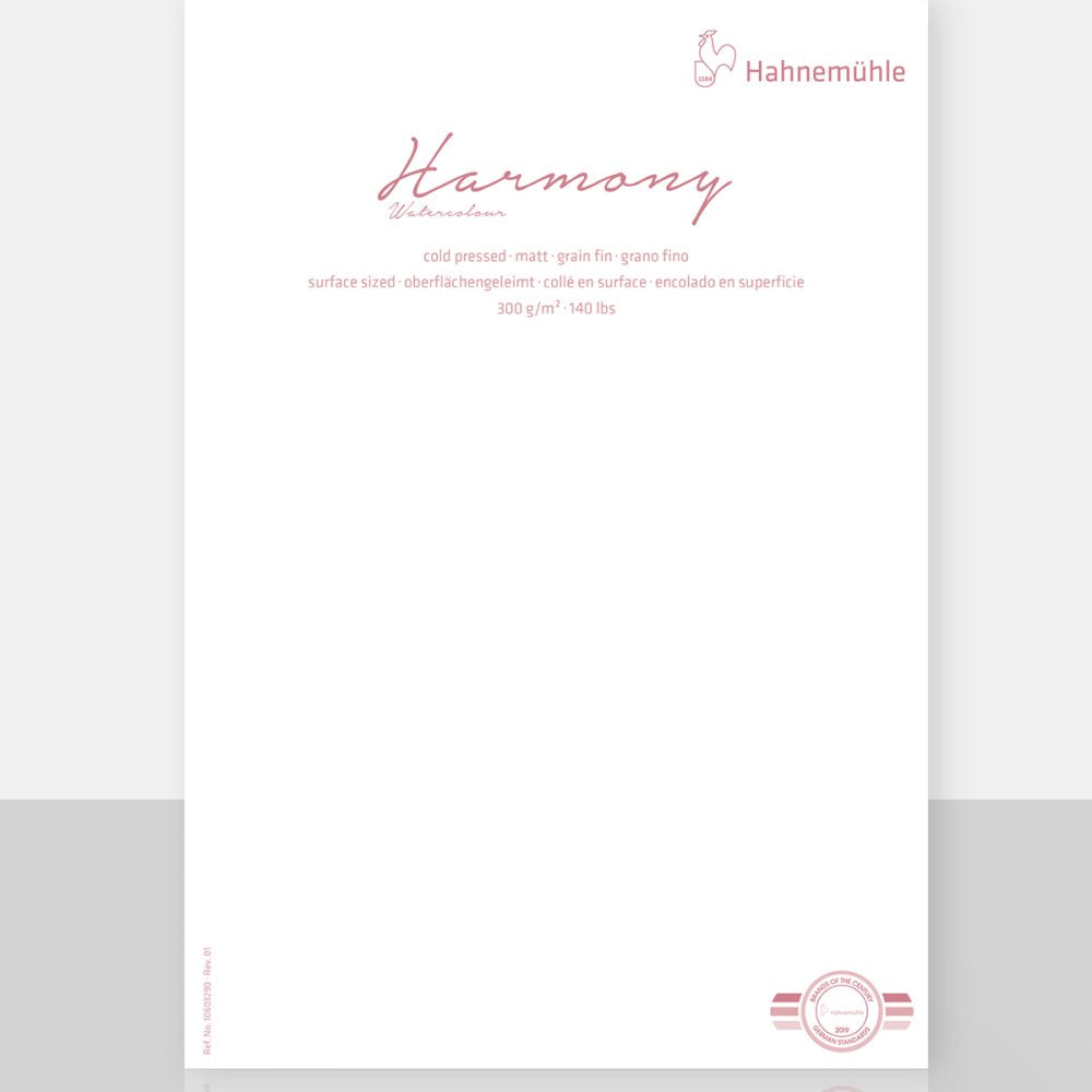 Harmony Cold Pressed CP Watercolour Sheets 50x65cm 300gsm 140 lbs