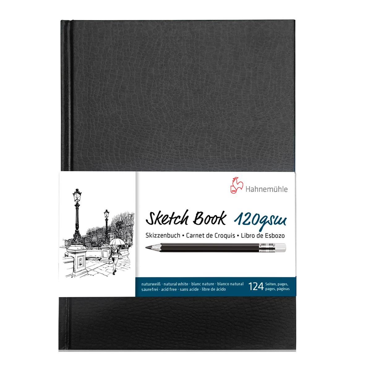 Hahnemuhle - Hardback Sketchbook 120gsm 62 Sheets A5